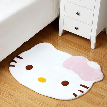 Sanrio Hello Kitty My Melody Carpet Super Soft Bedroom Fuzzy Mat Rugs