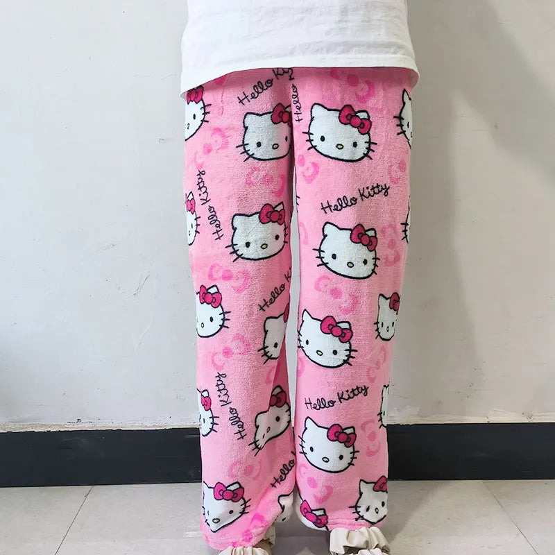 Pantalón de pijama suave Sanrio Hello Kitty regalo