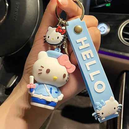 Sanrio Hello Kitty Key Chain Bag Pendant Hello Kitty Figures