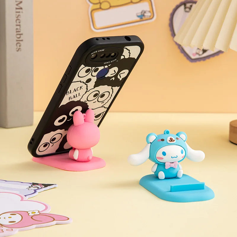 Sanrio Mobile Phone Tablet Stand Hello Kitty Kuromi My Melody Cinnamoroll Pompompurin