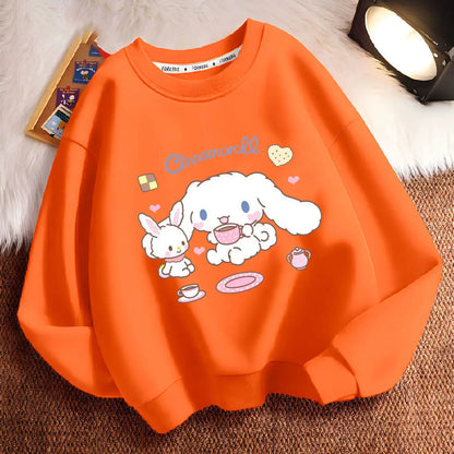 Sanrio Cinnamoroll Girls Sweatshirt Winter Clothes