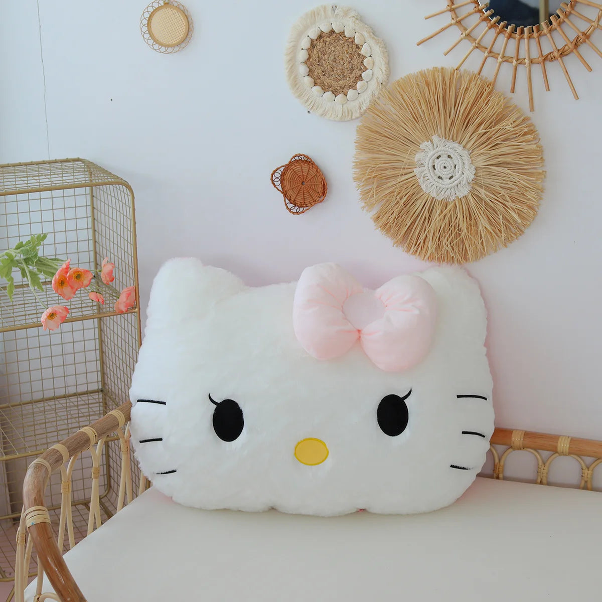 Sanrio Hello Kitty Soft Plush Comfortable Pillow Cushion Decor Gift