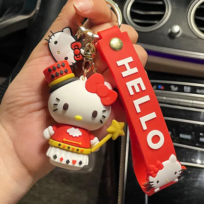 Sanrio Hello Kitty Key Chain Bag Pendant Hello Kitty Figures