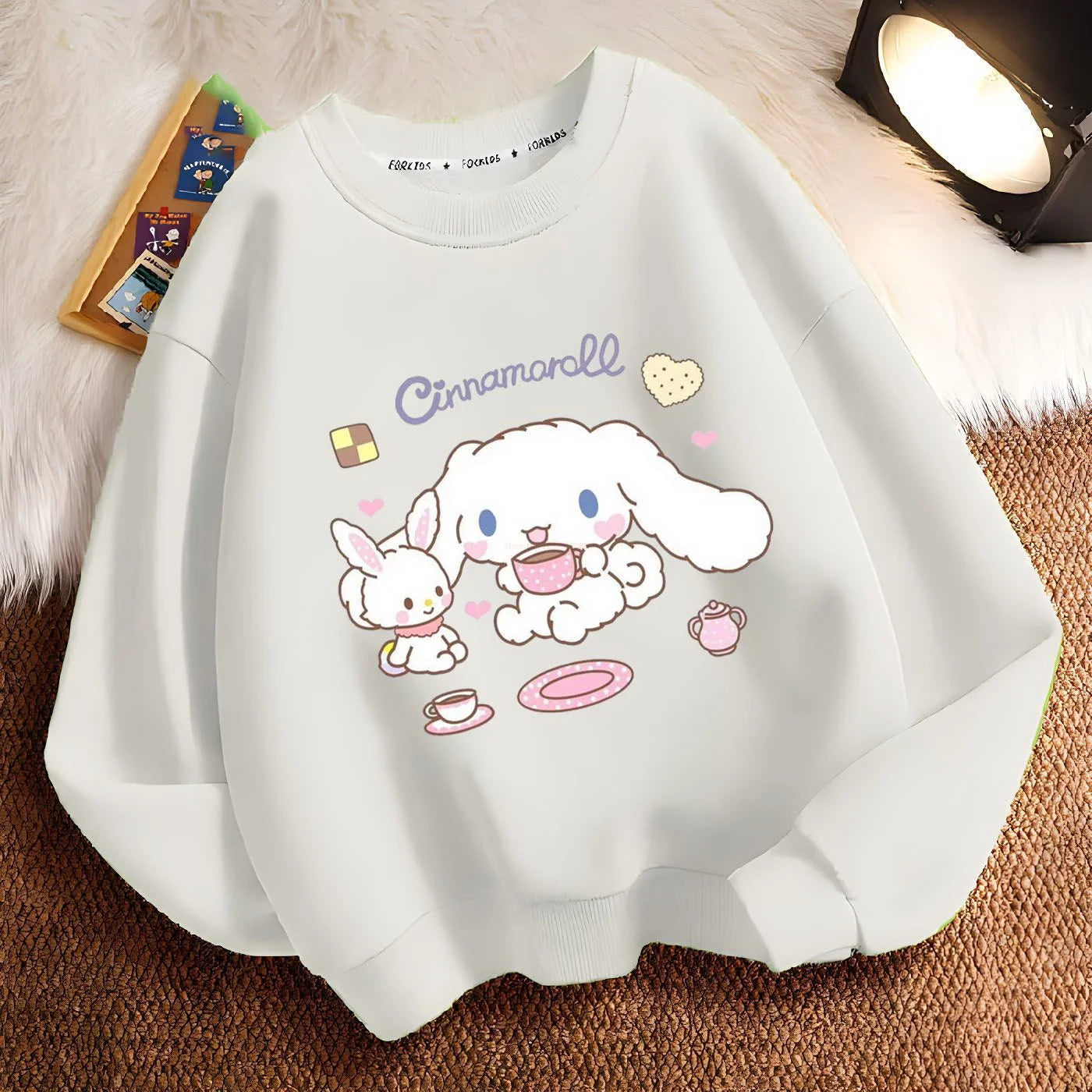 Sanrio Cinnamoroll Girls Sweatshirt Winter Clothes