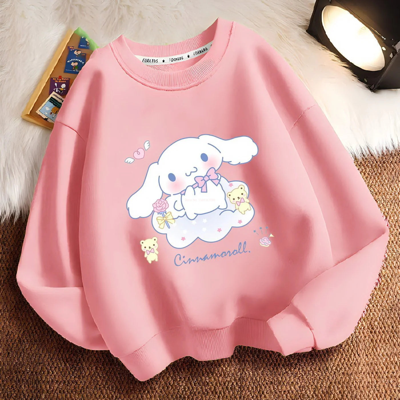 Sanrio Cinnamoroll Girls Sweatshirt Winter Clothes