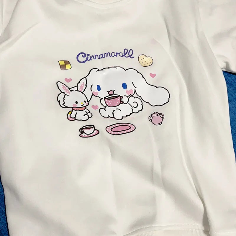 Sanrio Cinnamoroll Girls Sweatshirt Winter Clothes