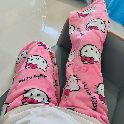 Pantalón de pijama suave Sanrio Hello Kitty regalo