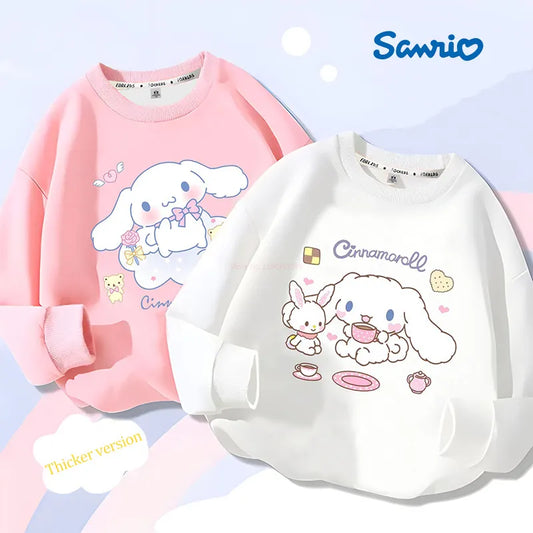 Sanrio Cinnamoroll Girls Sweatshirt Winter Clothes