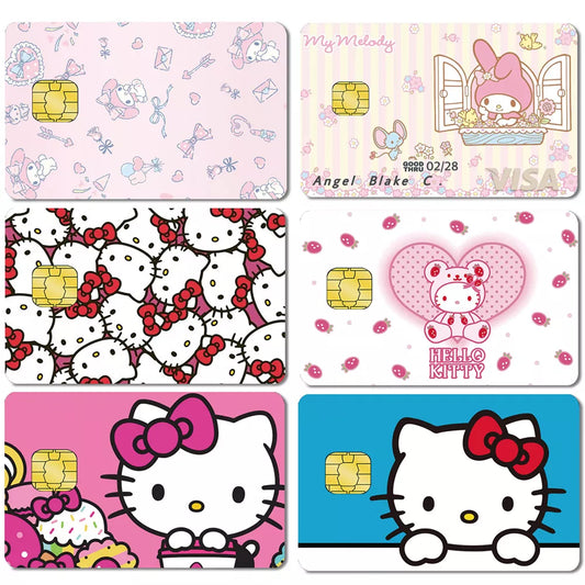 Sanrio Hello Kitty My Melody Cover Sticker for Credit and Debit Card