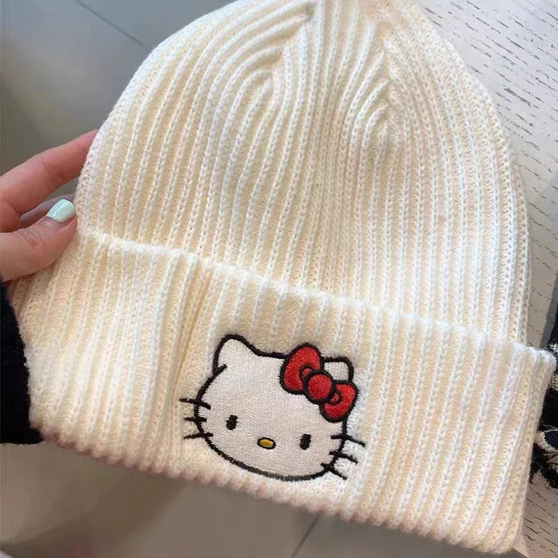 Sanrio Hello Kitty Knitted Wool Warm Beanie