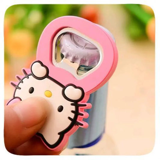 Sanrio Hello Kitty My Melody Silicone Bottle Opener Magnet