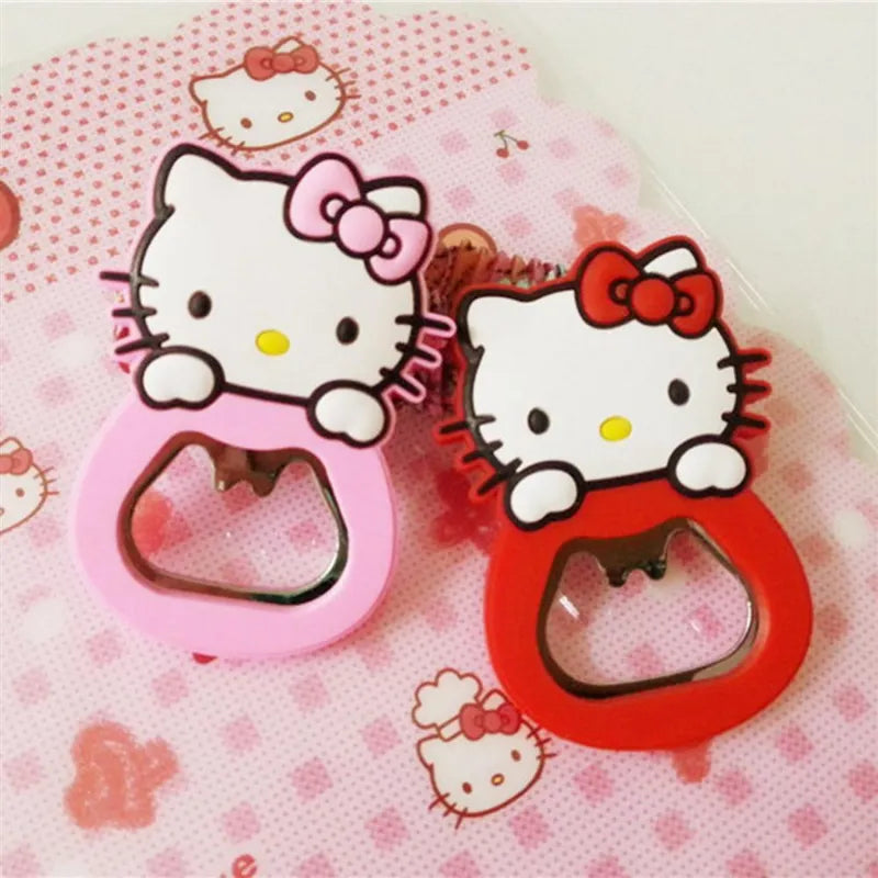 Sanrio Hello Kitty My Melody Silicone Bottle Opener Magnet