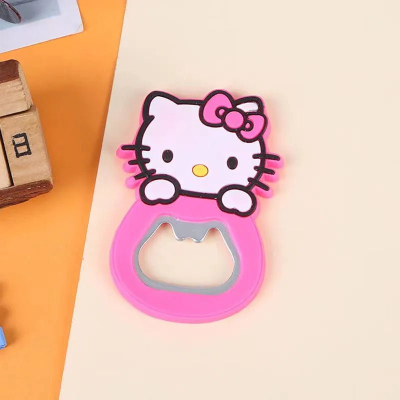 Sanrio Hello Kitty My Melody Silicone Bottle Opener Magnet