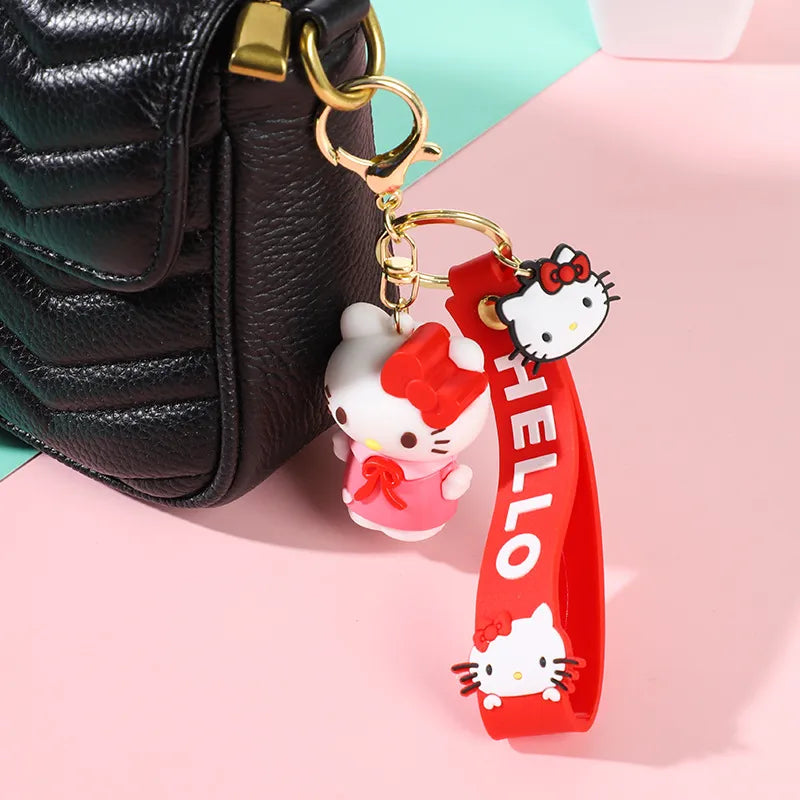 Sanrio Hello Kitty Key Chain Bag Pendant Hello Kitty Figures