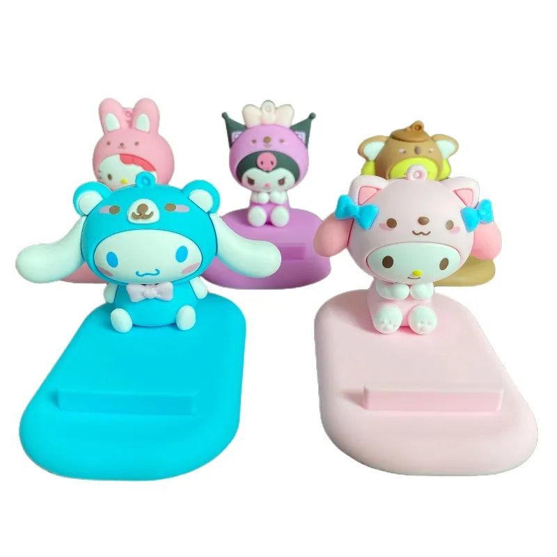 Sanrio Mobile Phone Tablet Stand Hello Kitty Kuromi My Melody Cinnamoroll Pompompurin