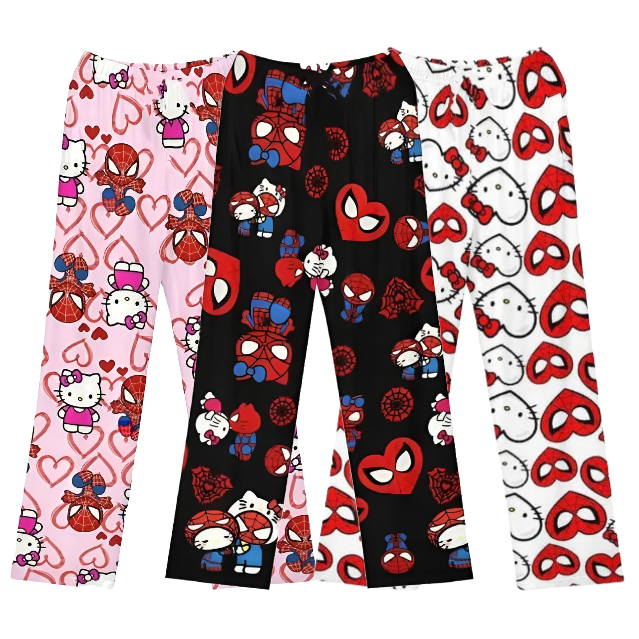 Sanrio Spider-Man x Hello Kitty Soft Pajama Pants Gift