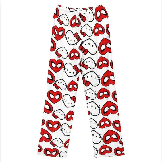 Sanrio Spider-Man x Hello Kitty Soft Pajama Pants Gift